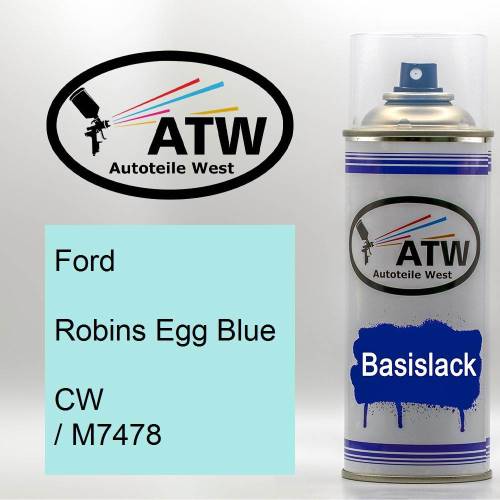 Ford, Robins Egg Blue, CW / M7478: 400ml Sprühdose, von ATW Autoteile West.